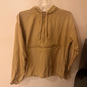 Mustard yellow light windbreaker